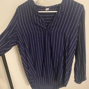 * SOLD* Stripped navy blouse